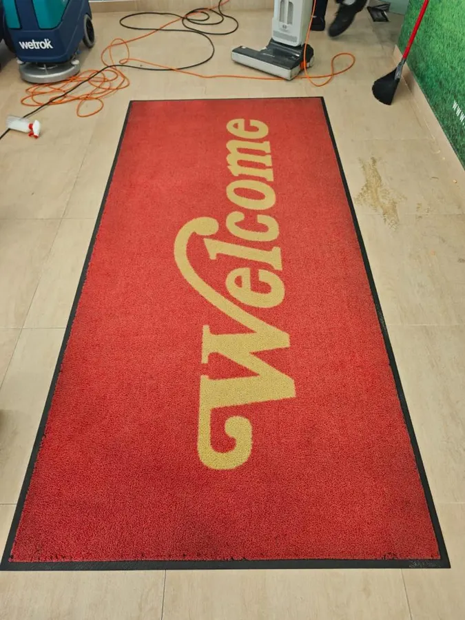 Entrance mat after cleaning