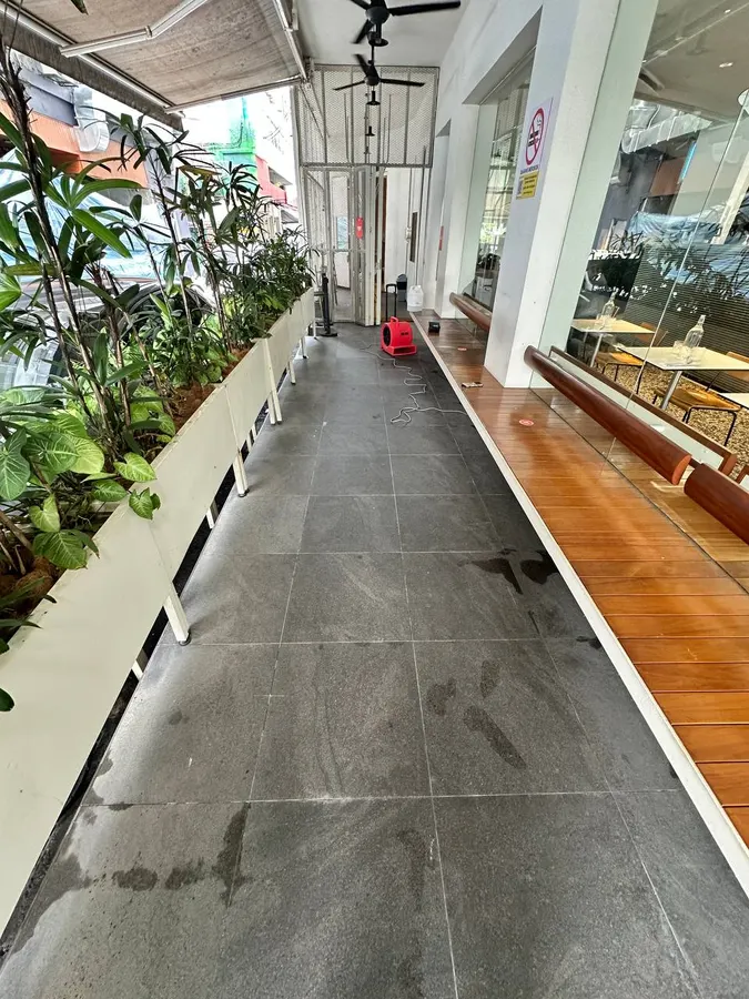 Floor before restoration